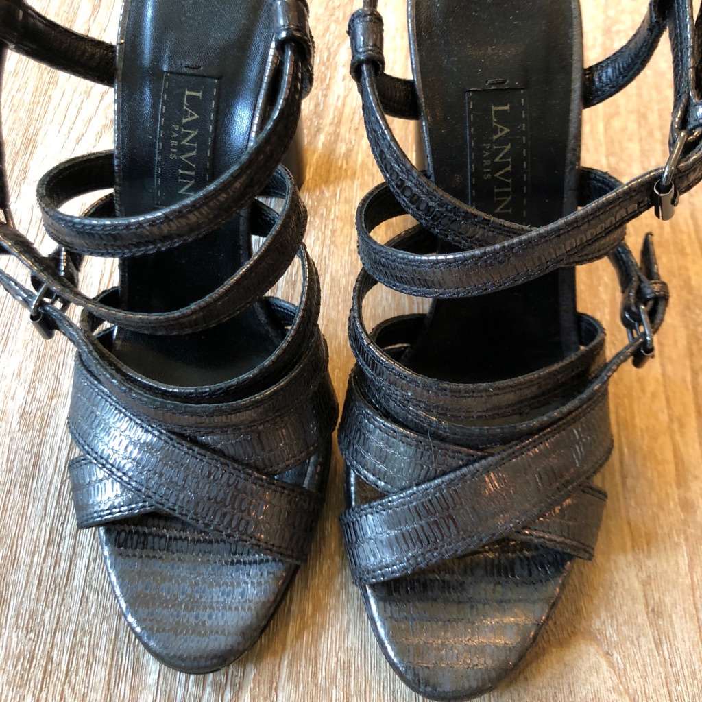 Lanvin Open Toe Heels Size 6.5